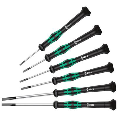 Wera - 2035/6 A Screwdriver set and rack for electronic applications, 6 pieces - #118150