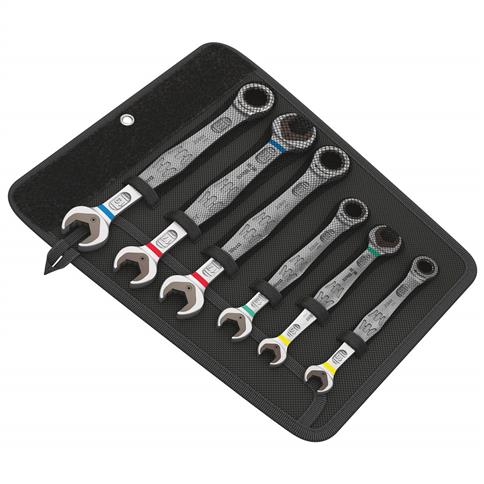 Wera - 6000/6002 Joker 6 Set 1 Ratcheting combination / double open-end wrenches set, 6 pieces - #020022